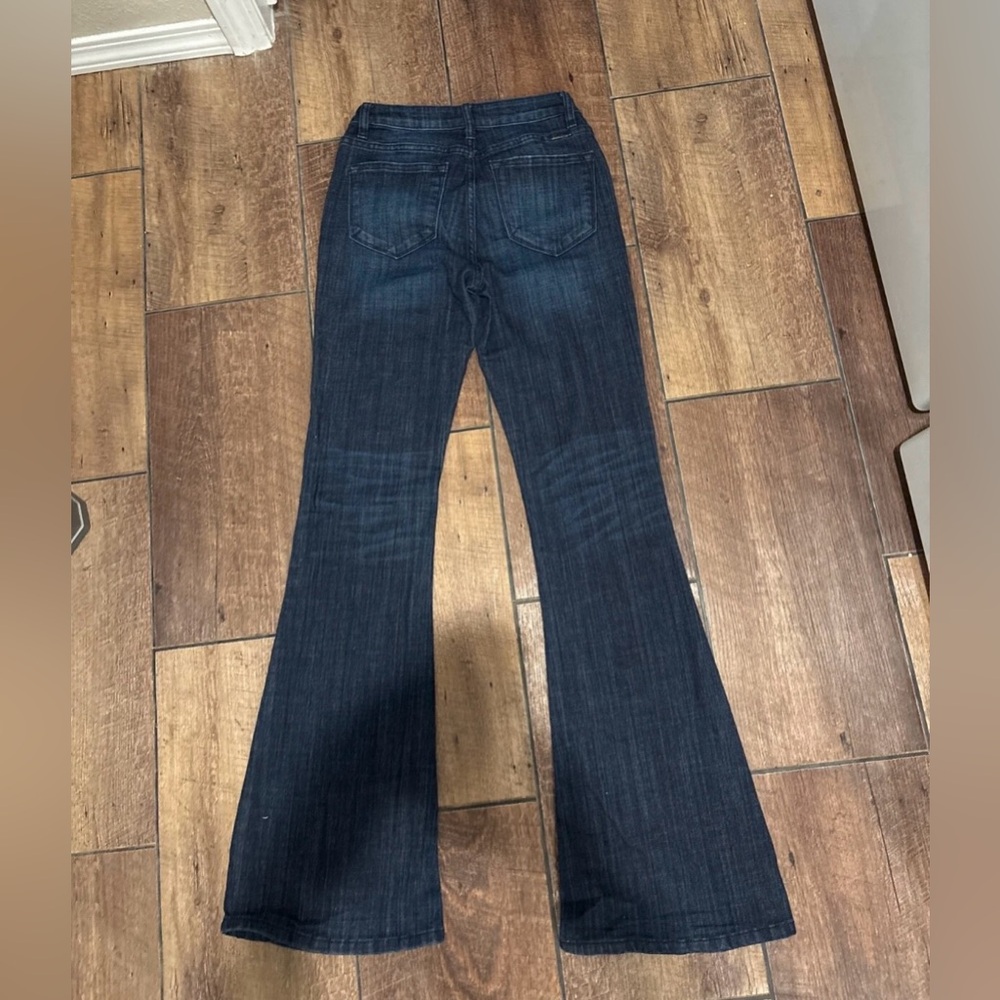 KanCan Blue Flare Wide Leg Jeans